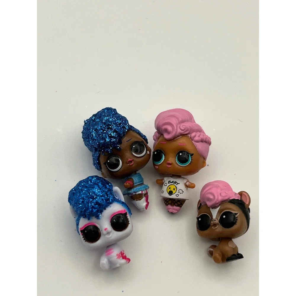 LOL Surprise Independent Queen Doll Pet Lot Blue Glitter Pink Hair MGA Figures